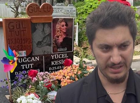 Güllü’nün oğlundan annesinin mezarı başında dikkat çeken paylaşım